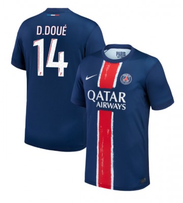 Paris Saint-Germain Desire Doue #14 Primera Equipación 2024-25 Manga Corta